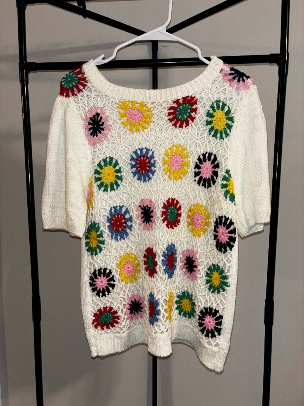 Flower Knit Sweater